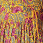 Janasya Bright Cotton Floral Angrakha Kurta Set | Swadesiicart