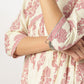 Janasya Light Cotton Floral A-Line Kurta Set | Swadesiicart