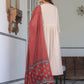 Janasya Light Cotton Solid A-Line Kurta Set | Swadesiicart