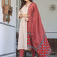 Janasya Light Cotton Solid A-Line Kurta Set | Swadesiicart