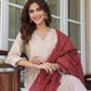 Janasya Light Cotton Solid A-Line Kurta Set | Swadesiicart