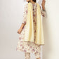 Janasya Light Cotton Floral Anarkali Kurta Set | Swadesiicart