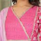 Janasya Bright Cotton Floral A-Line Kurta Set | Swadesiicart