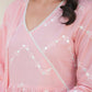 Janasya Light Cotton Embroidered A-Line Kurta Set | Swadesiicart