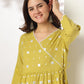 Janasya Bright Cotton Embroidered Angrakha Kurta Set | Swadesiicart