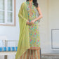 Janasya Bright Cotton Floral Straight Kurta Set | Swadesiicart