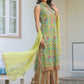 Janasya Bright Cotton Floral Straight Kurta Set | Swadesiicart