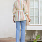Janasya Light Cotton Floral Peplum Top | Swadesiicart