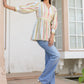 Janasya Light Cotton Floral Peplum Top | Swadesiicart