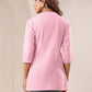 Janasya Light Cotton Solid A-Line Top | Swadesiicart