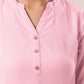 Janasya Light Cotton Solid A-Line Top | Swadesiicart