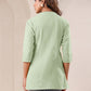 Janasya Light Cotton Solid Straight Top | Swadesiicart