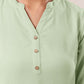 Janasya Light Cotton Solid Straight Top | Swadesiicart