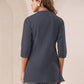 Janasya Light Cotton Solid A-Line Top | Swadesiicart