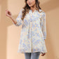 Janasya Light Georgette Floral A-Line Tunic | Swadesiicart