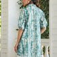Janasya Dark Cotton Tie & dye Straight Tunic | Swadesiicart