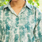 Janasya Dark Cotton Tie & dye Straight Tunic | Swadesiicart