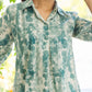 Janasya Dark Cotton Tie & dye Straight Tunic | Swadesiicart