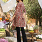 Janasya Dark Cotton Paisley A-Line Tunic | Swadesiicart