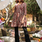 Janasya Dark Cotton Paisley A-Line Tunic | Swadesiicart