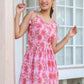 Janasya Bright Cotton Floral A-Line Tunic | Swadesiicart