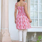 Janasya Bright Cotton Floral A-Line Tunic | Swadesiicart