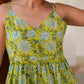 Janasya Bright Cotton Floral A-Line Tunic | Swadesiicart