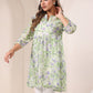 Janasya Light Silk Blend Floral A-Line Tunic | Swadesiicart