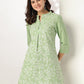 Janasya Light Cotton Embroidered A-Line Tunic | Swadesiicart