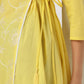 Janasya Bright Cotton Embroidered A-Line Tunic | Swadesiicart
