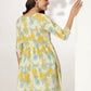 Janasya Light Cotton Floral A-Line Tunic | Swadesiicart