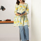Janasya Light Cotton Floral A-Line Tunic | Swadesiicart