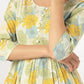 Janasya Light Cotton Floral A-Line Tunic | Swadesiicart