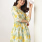 Janasya Light Cotton Floral A-Line Tunic | Swadesiicart