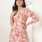 Janasya Light Cotton Floral Straight Tunic | Swadesiicart
