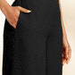 Janasya Black Dobby Chiffon Self Design Co-Ords - Swadesiicart