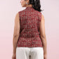 Janasya Straight Cambric Beige Jacket | Swadesiicart