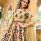 Janasya Beige Cambric Ethnic Motifs Lehenga Choli Dupatta | Swadesiicart