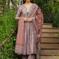 Janasya Grey Chiffon Ethnic Motifs Set | Swadesiicart