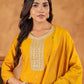 Janasya Bright Chanderi Embroidered Straight Kurta Set | Swadesiicart