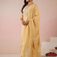 Janasya Light Chanderi Embroidered Straight Kurta Set | Swadesiicart