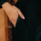 Janasya Green Velvet Solid Top,Bottom & Jacket | Swadesiicart