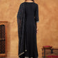 Janasya Black Rayon Embroidered Kurta,Bottom & Dupatta | Swadesiicart