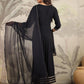 Janasya Dark Rayon Embroidered Anarkali Kurta Set | Swadesiicart