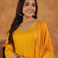 Janasya Bright Rayon Embroidered Anarkali Kurta Set | Swadesiicart