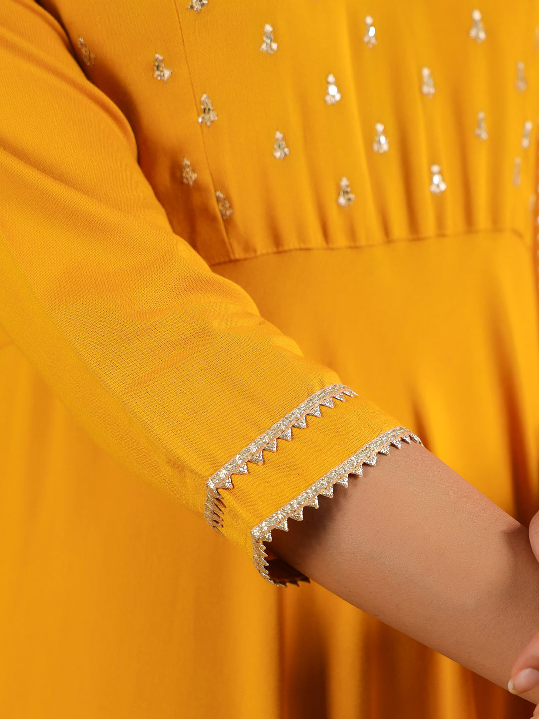 Janasya Bright Rayon Embroidered Anarkali Kurta Set | Swadesiicart