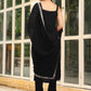Janasya Dark Rayon Foil Print Straight Kurta Set | Swadesiicart