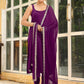 Janasya Dark Rayon Foil Print Straight Kurta Set | Swadesiicart