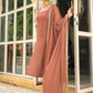 Janasya Dark Rayon Foil Print Straight Kurta Set | Swadesiicart