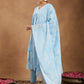 Janasya Light Rayon Ethnic Motifs A-Line Kurta Set | Swadesiicart
